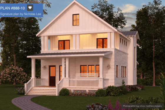 Plan 888-10 by Houseplans.com - Architect Nicholas Lee