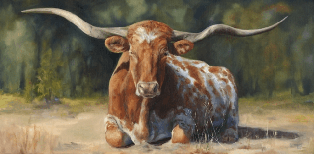 Rose at Twenty-Five by Sandra Stevens 15x30" Oil