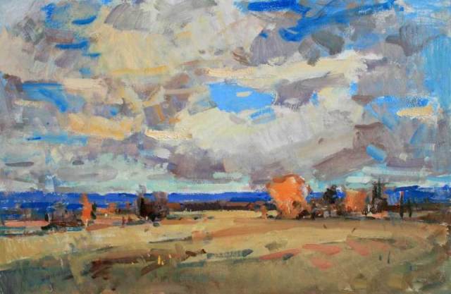 Autumn Sky by Eric Jacobsen 20x30" Oil