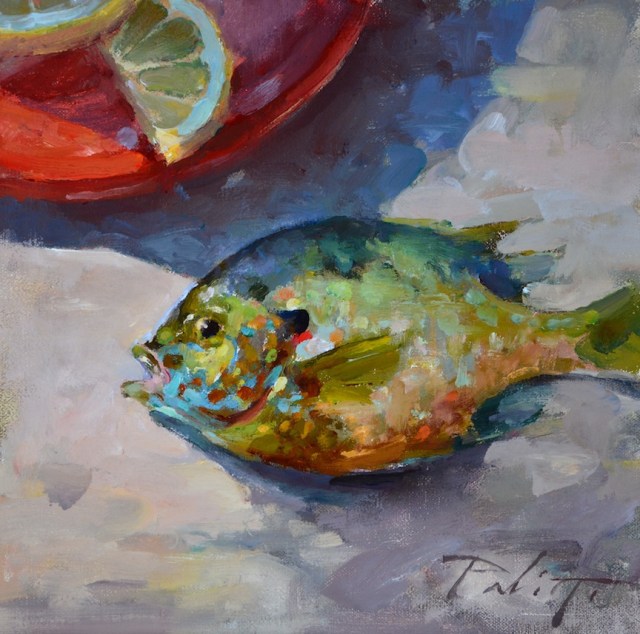 Summer Freckles by Kyle Paliotto 10x10" Oil