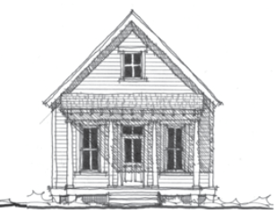 G0057 Guest Cottage by Allison Ramsey Architect