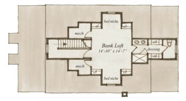 27 Cape Sans Blas house plan by Our Town Plans
