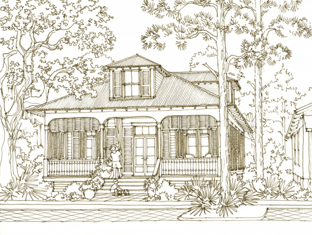 27 Cape Sans Blas house plan by Our Town Plans