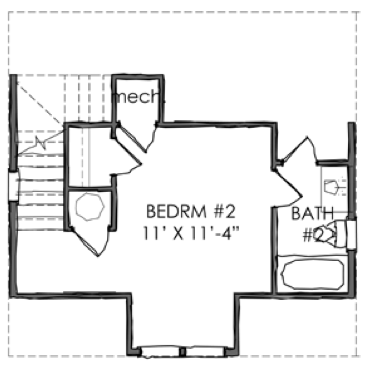 House Plan TNH-PC-12A by Moser Design Group