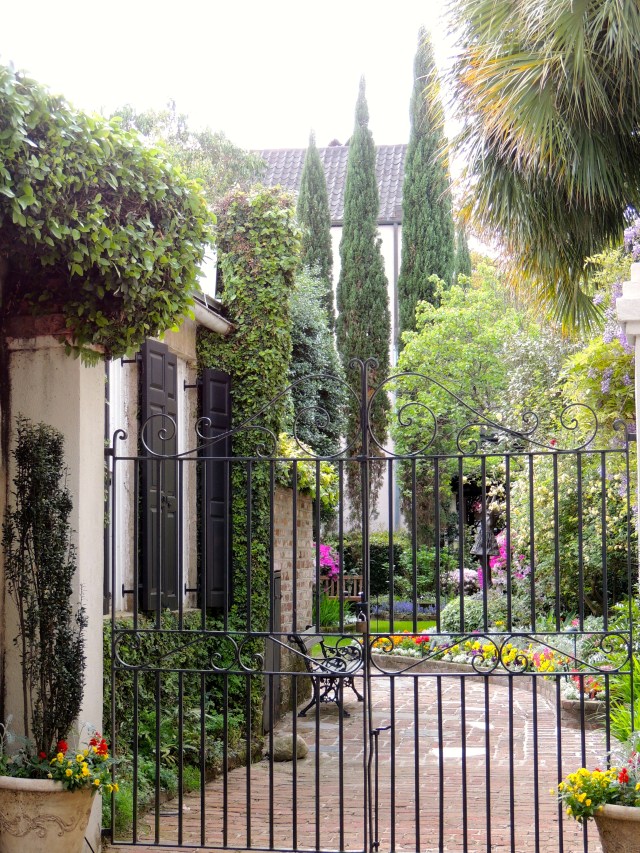A gate in Charleston, SC