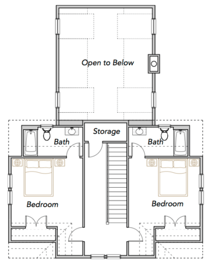 Compass Cove plan by Flatfish Island Designs