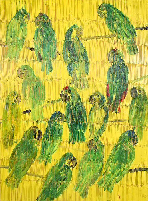 Hunt Slonem | Untitled (Amazons) hs