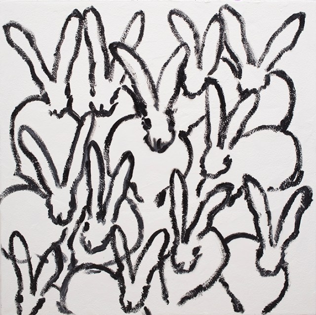 Hunt Slonem | White Diamonds hs