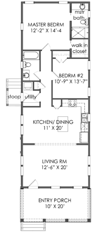 TNH B 08C plan by Moser Design Group