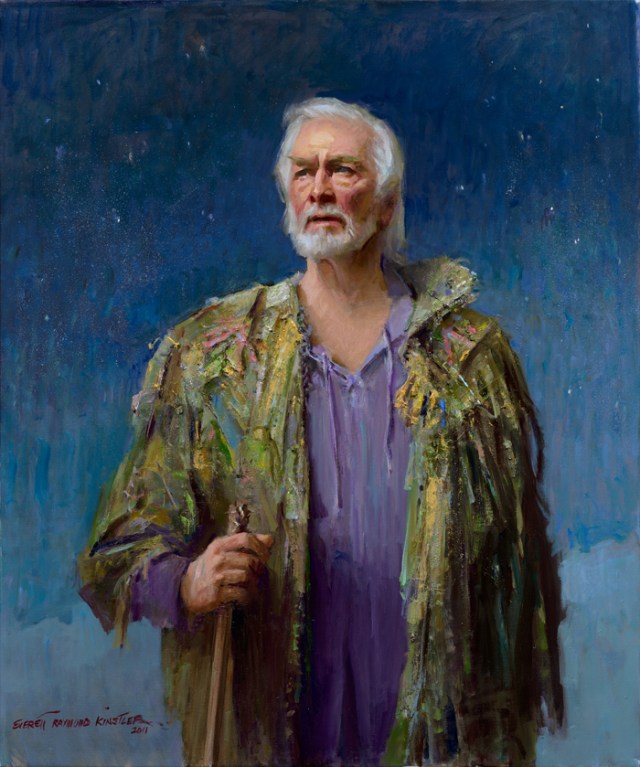 Christopher Plummer as Prospero by Everett Raymond Kinstler