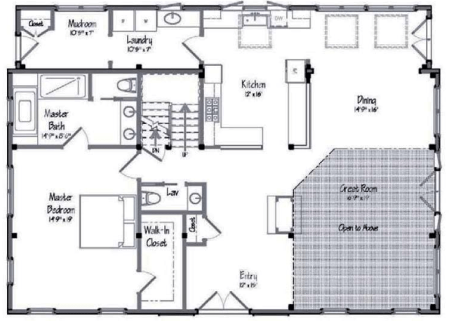 Yankee Barn Homes | Sawyer Farmhouse