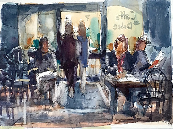 Cafe by Sarah Yeoman
