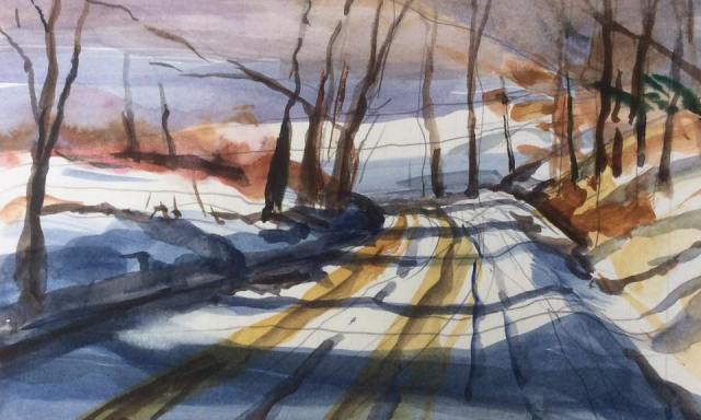 December Path by Robert E Buchanan