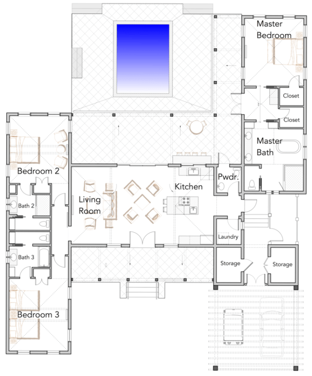 Winward Villa by Flatfish Island Designs