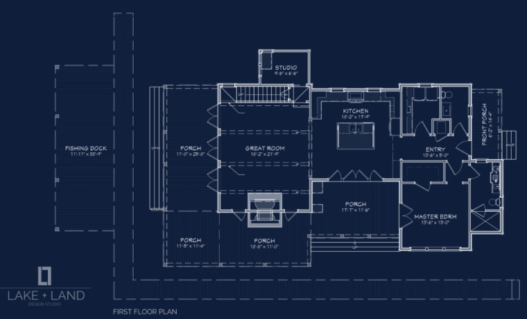Lambert Cottage by Lake & Land Studio
