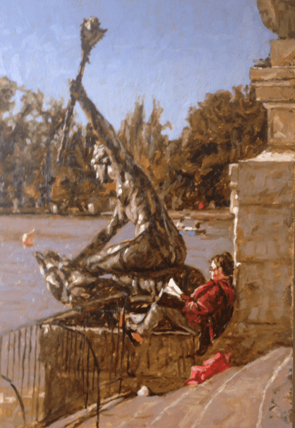 Painting by Tony Karpinski