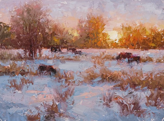 Winter Sunset 3 by Todd Williams