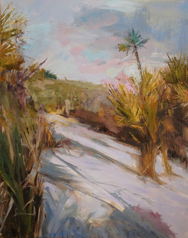 Winter Folly by Julia Lawing 30x24" Oil