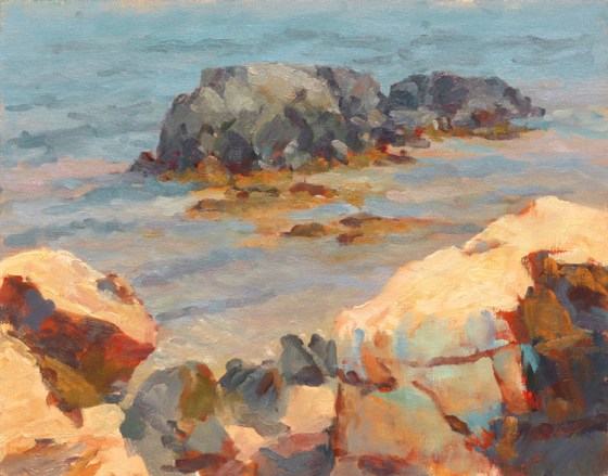 Down on the Rocks by John Oat 11x14