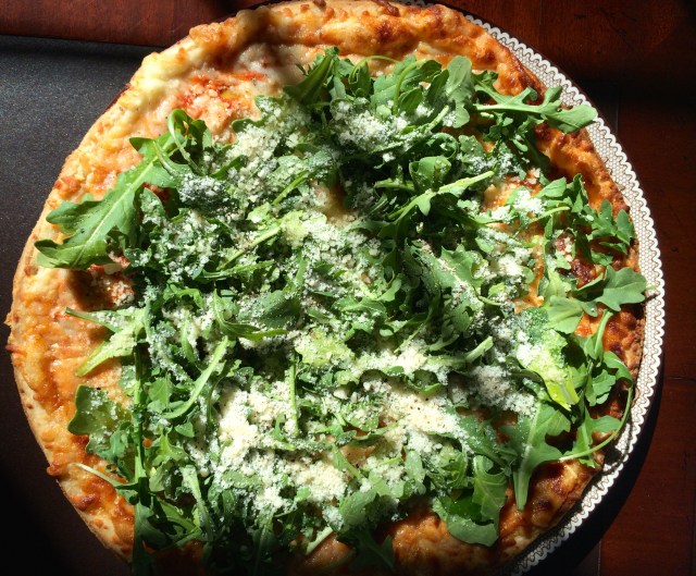 Paul Newman's Cheese Pizza with Arugula