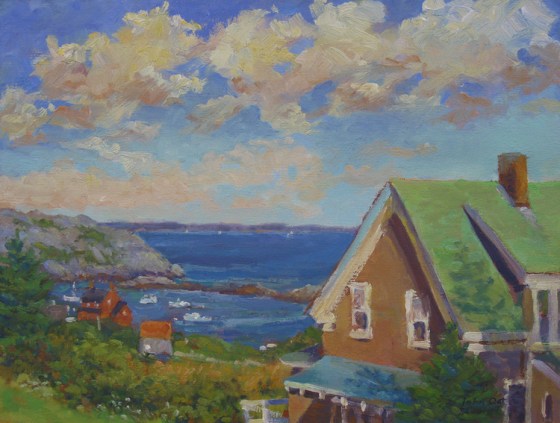 September Morning by John Oat 12x16