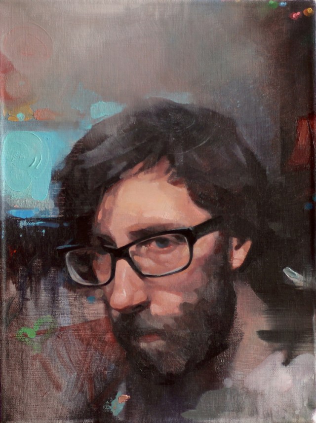 Hamtramck Year One- Portrait of Matt by Felecia Forte 12x16 Oil