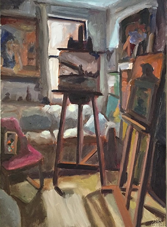 Easel Does It by Jean-Pierre Jacquet