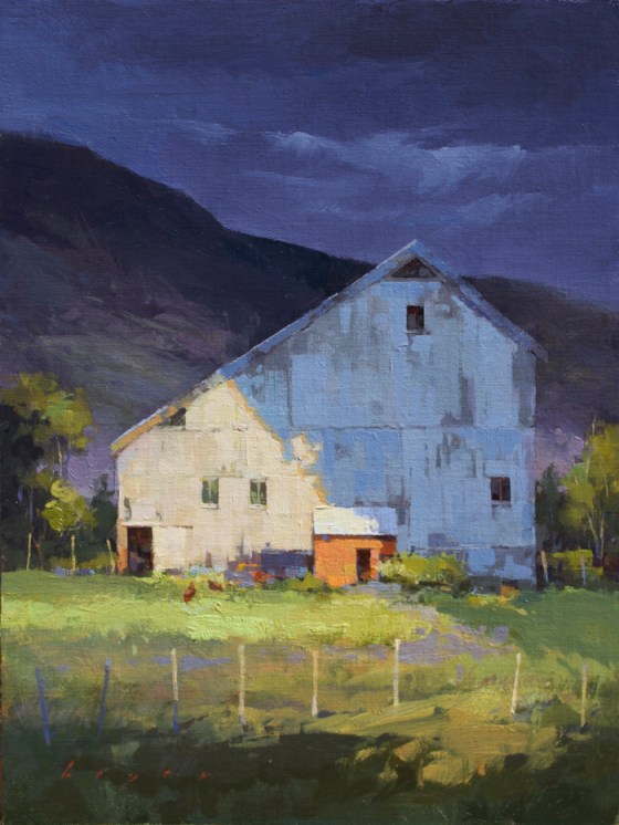 Living on the Light Side by Lyn Boyer 16x12 Oil - SOLD