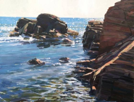 Pond Cove Light by Cooper Dragonette 16x20 Oil