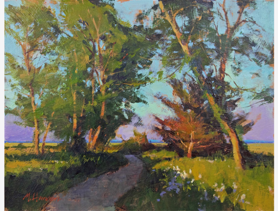 A Little Cedar by Marc Hanson 11x14 Acrylic