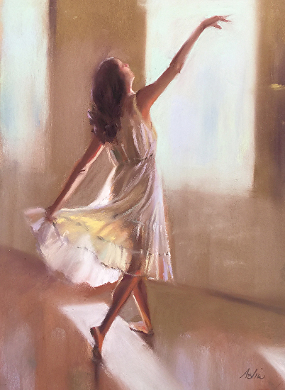 Cadenza by Mary Aslin 12x9 Pastel