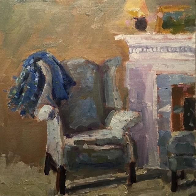 Cozy Up by Barb Walker 12x12 Oil
