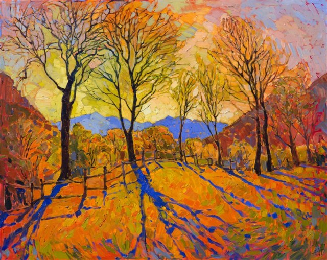 Crystal Dawn by Erin Hanson 50x40 Oil