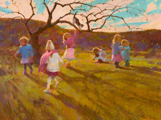 The Apple Tree by Colin Page 36x48 Oil