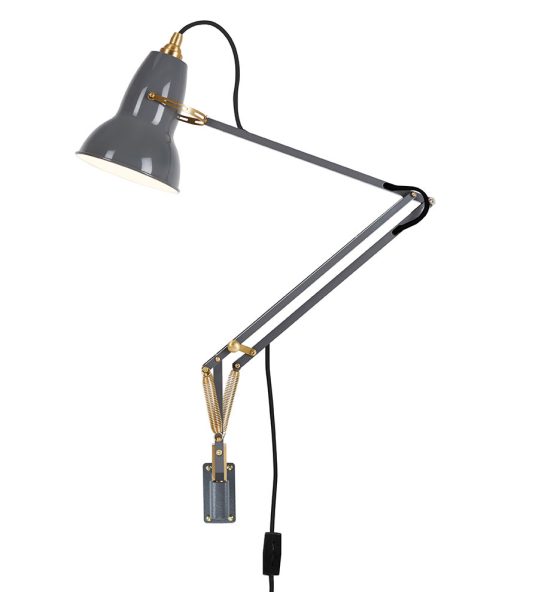ANGLEPOISE ORIGINAL 1227 BRASS WALL LIGHT by Rejuvenation.com
