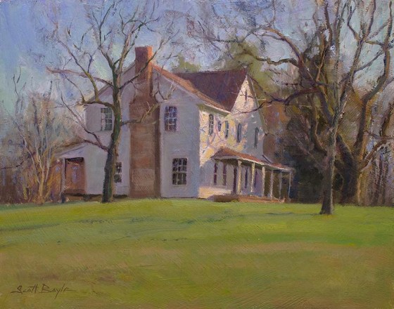Hoyle Homestead by Scott Boyle 12x16 Oil