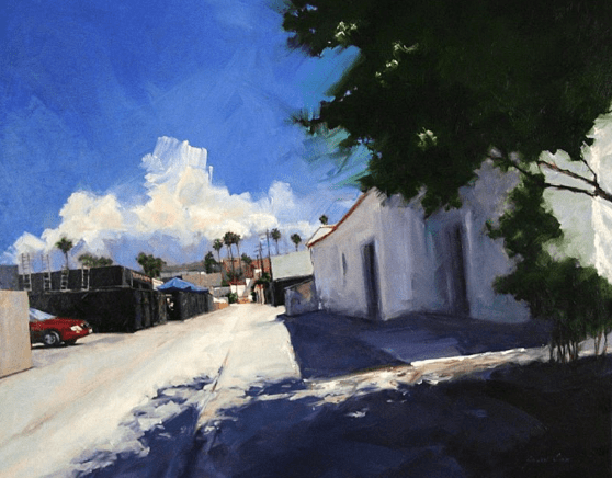 the-alley-san-clemente-by-susan-cox-40x48-oil