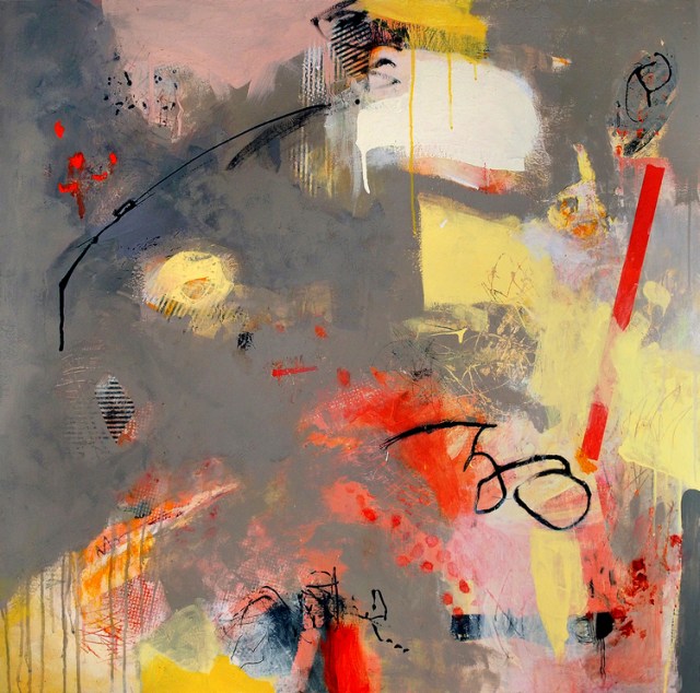 Journey Together by Suzanne Jacquot 36x36 acrylic