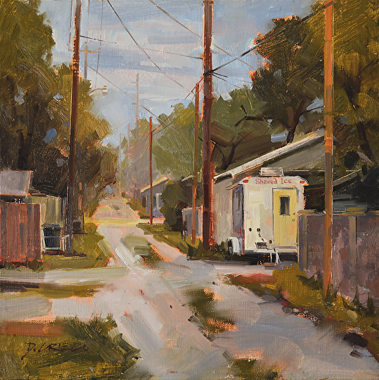 santa-rita-alley-danny-griego 10x10 oil