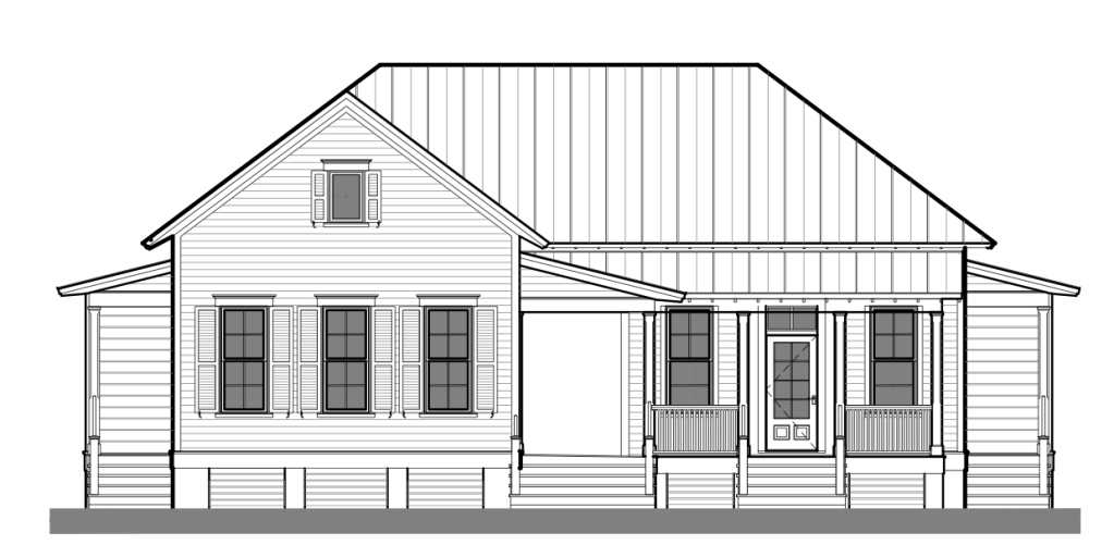 Duplex house plan, one story